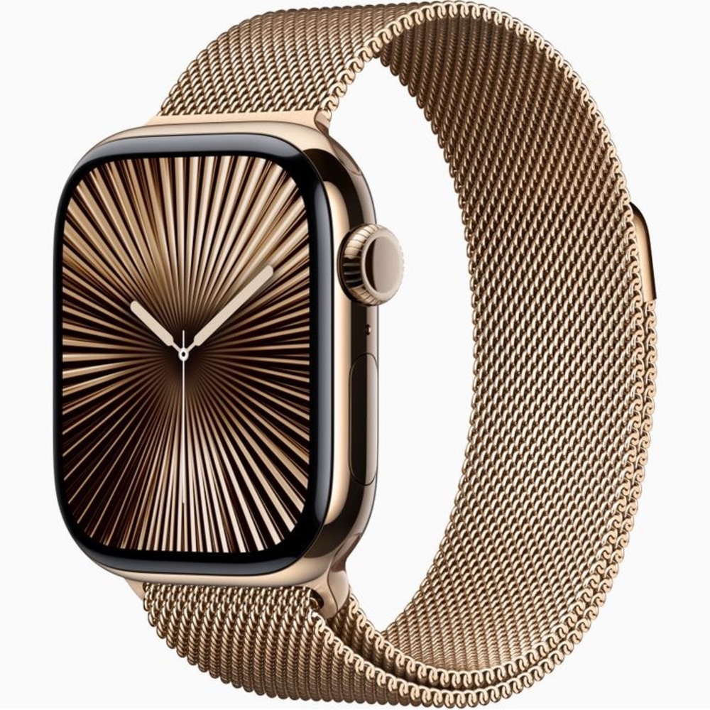 Apple Watch Series 10 42mm Gold Titanium Case